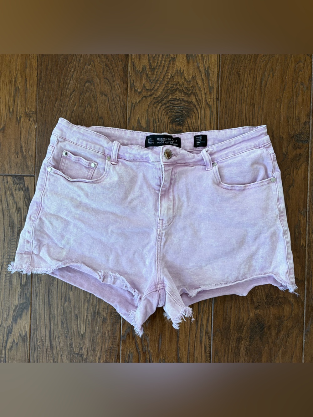🪻Lavender City Chic Denim Cutoff Shorts